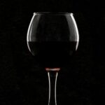Wine Glasses with red wine